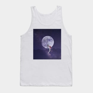 Purple moon Tank Top